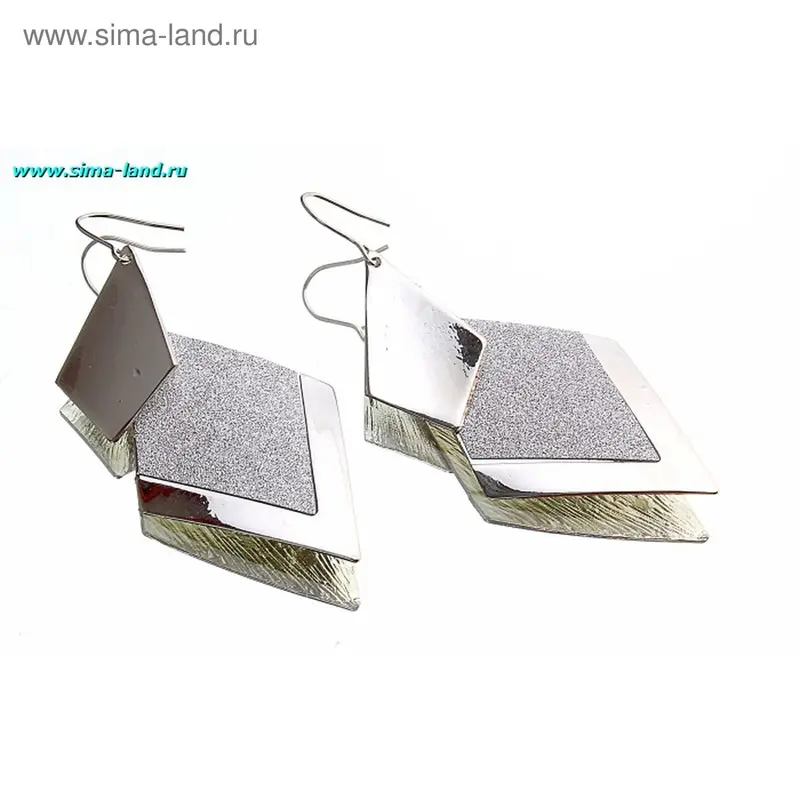 Серьги Блёстка «Ромб»