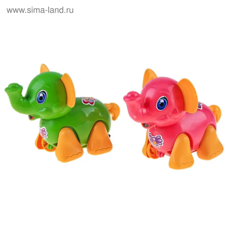 Слоник заводной, 2 цвета