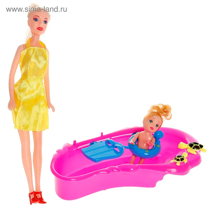 Кукла "Мама с дочкой", МИКС