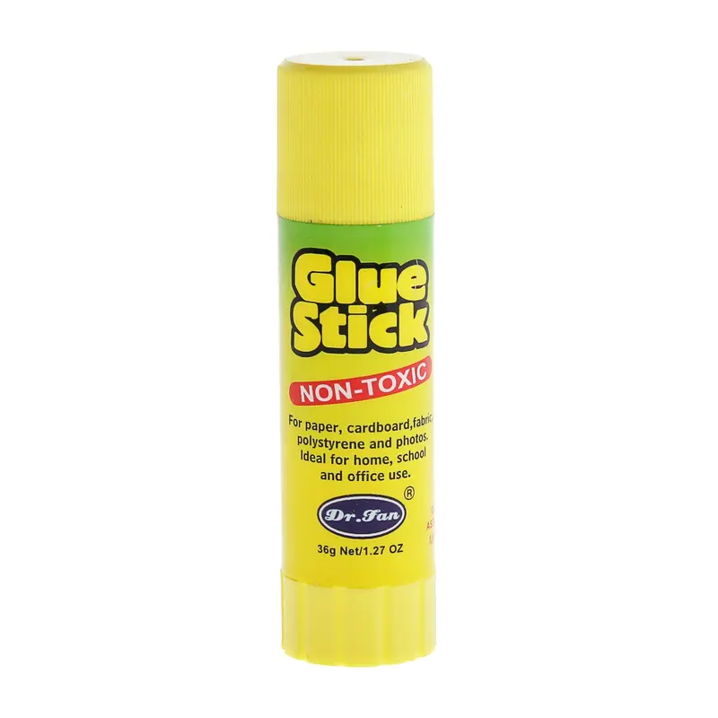 Клей-карандаш 36гр Dr.Jan Glue Stick (желтый корпус)