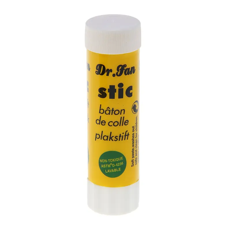 Клей-карандаш 40гр Dr.Jan Stick (желтый корпус)