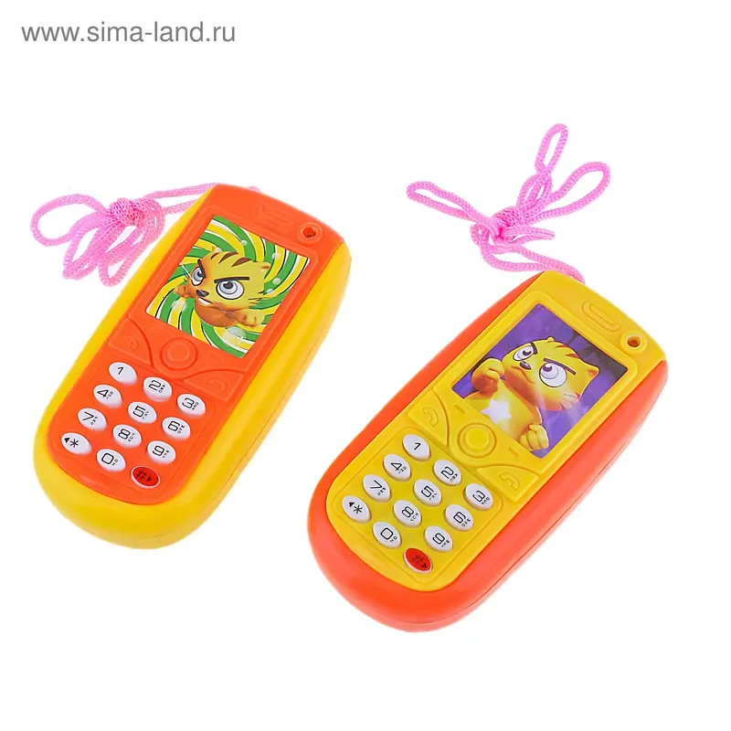 Телефон, с батарейками