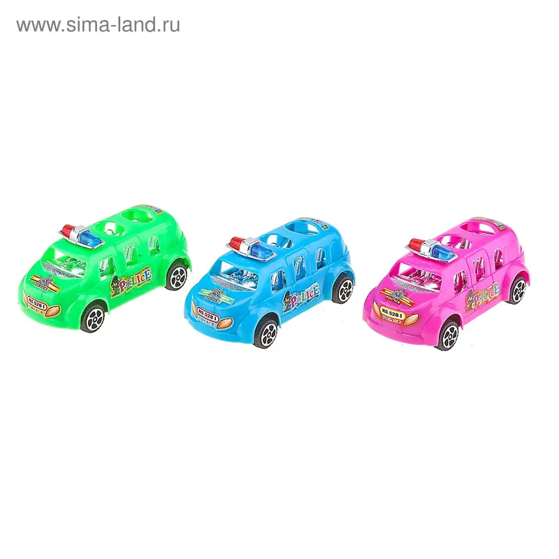 Машина инерционная "Полиция", МИКС