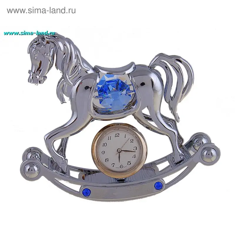 Фигурка декоративная с часами "Лошадка"