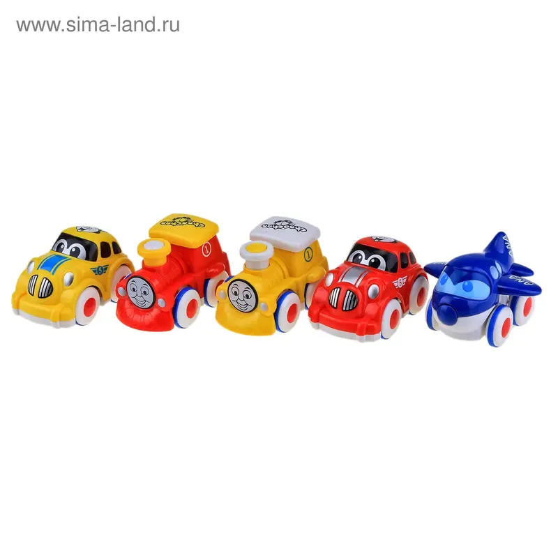 Машинка-малышка, инерционная, 3 вида