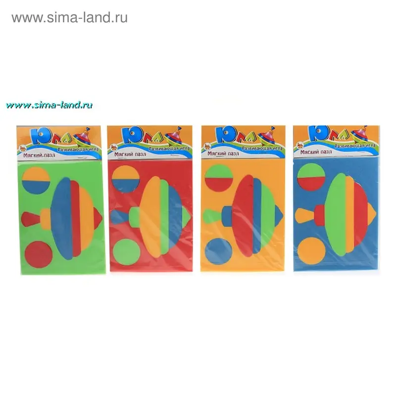 Пазлы мягкие «Юла», МИКС