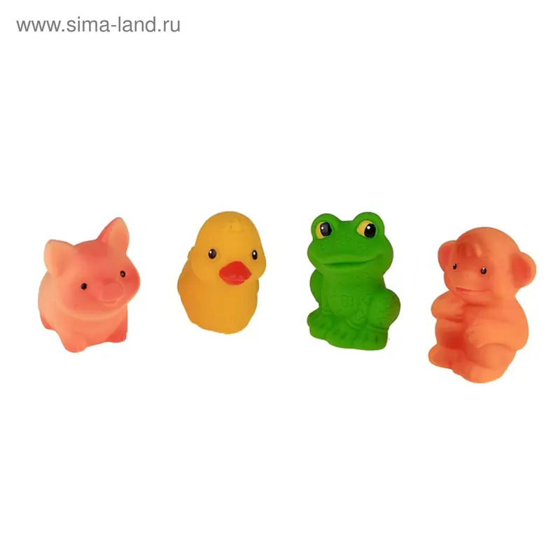 Набор резиновых игрушек "Малыши"