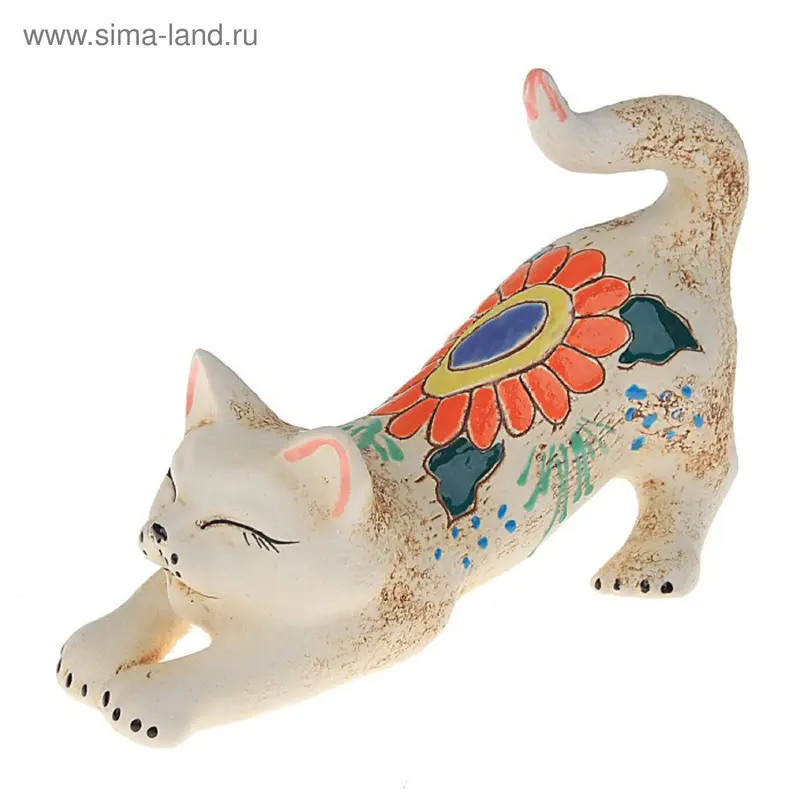 Сувенир "Кот Цаца" шамот