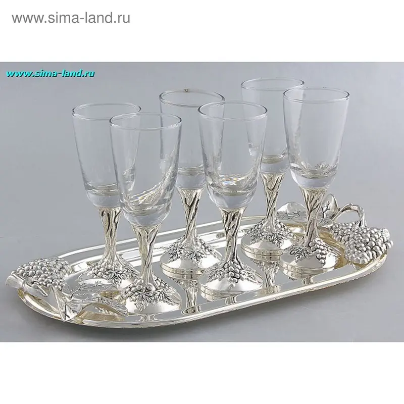 набор рюмок S-371 набор 7 предметов 18*26*9 см