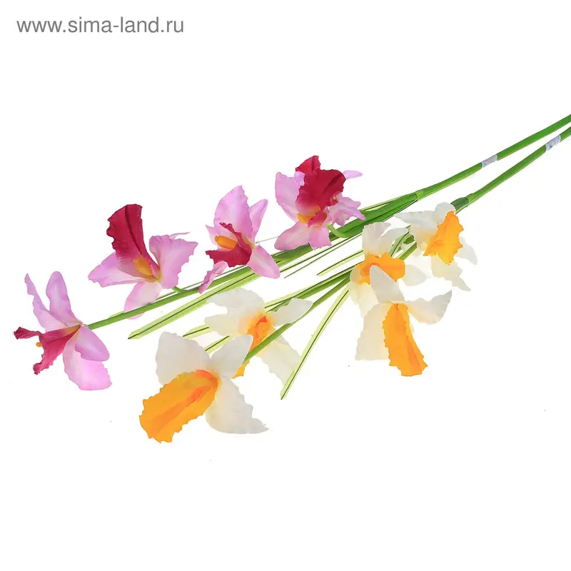 цветы искусственные ирис 109 см d-11 см