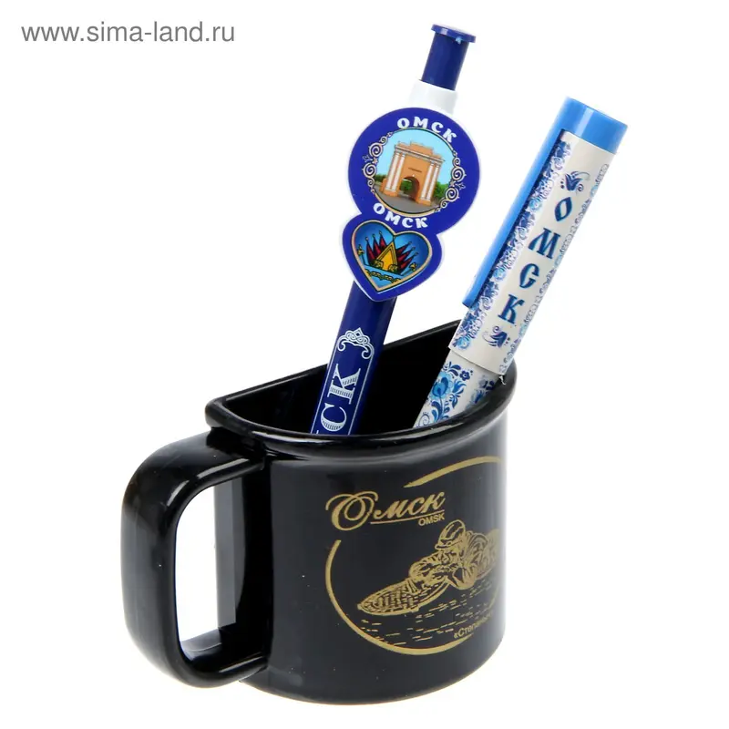 Магнит-кружка «Омск. Степаныч»