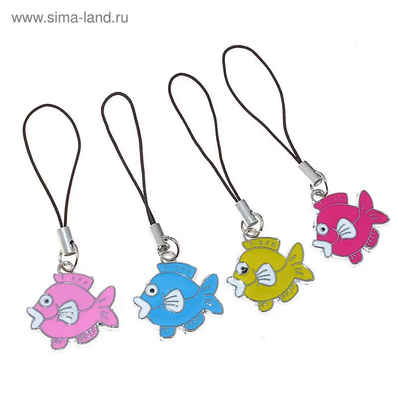 подвеска металл рыбка (микс)