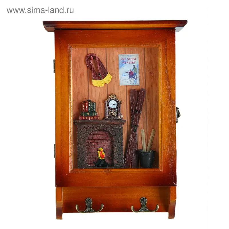 Ключница "Катание на лыжах" 35х24,5х9,5 см