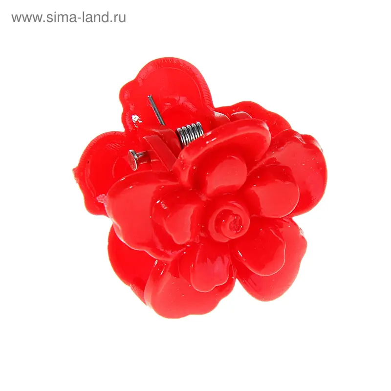 краб для волос "Малыш" 2,5 см (набор 12 шт) ромашка