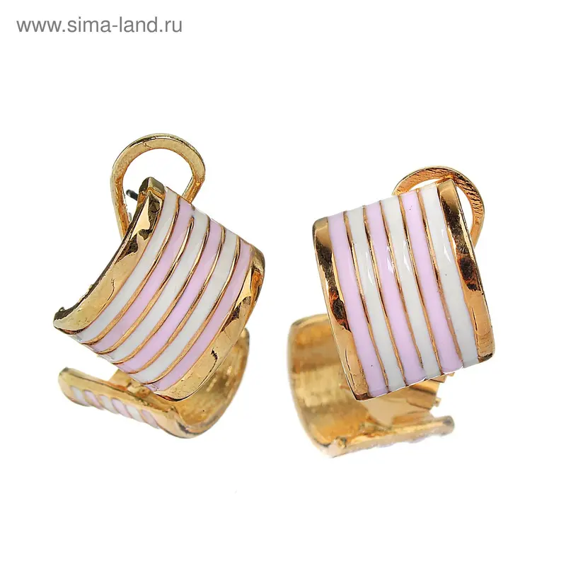 Серьги с эмалью