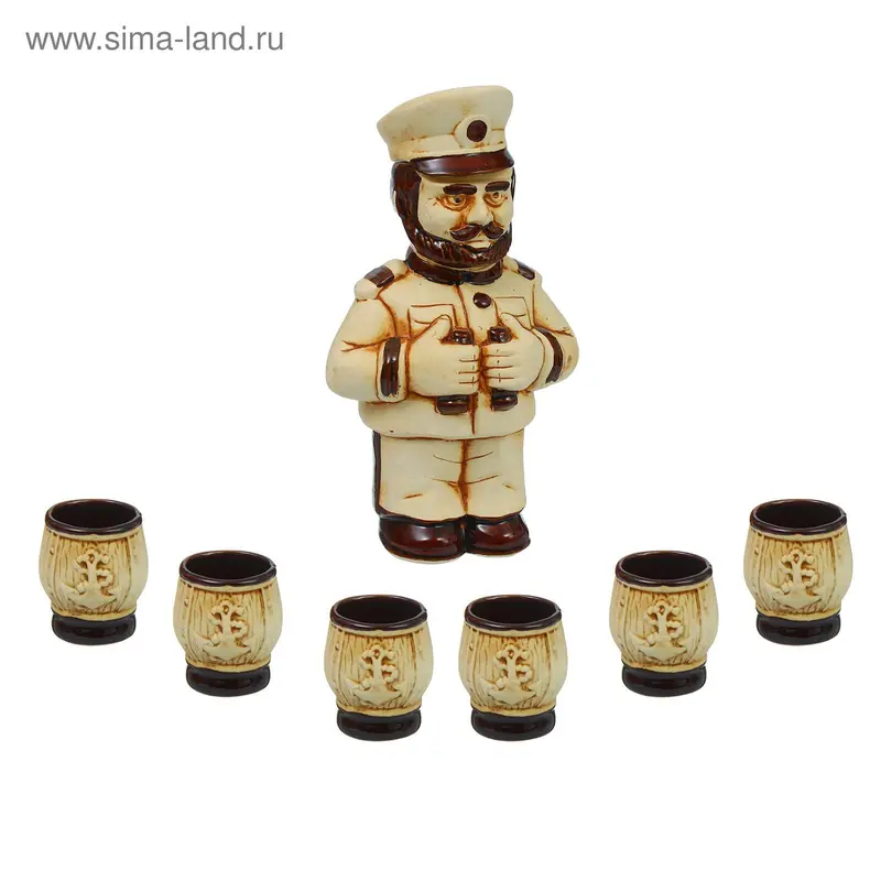 Набор для напитков "Капитан" 7 предметов, 0,7 л