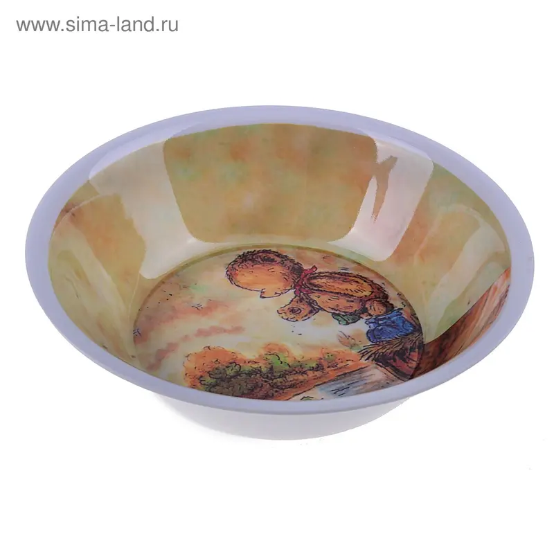 Тарелка глубокая «Мишутка с уточкой» 14,5×4,3 см