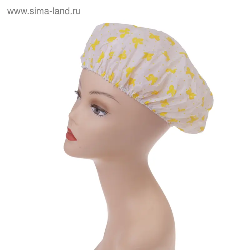 Шапочка для душа, цвета МИКС