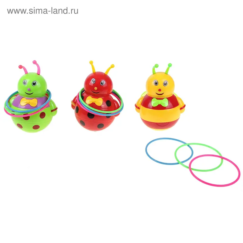 неваляшка-кольцеброс букашка в пак. №403-1