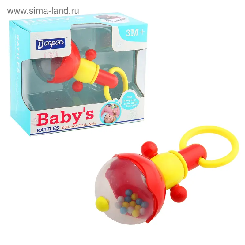 Погремушка "Для крошки-2", МИКС