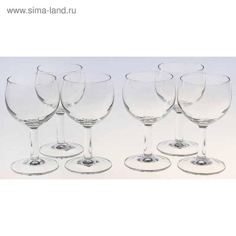 Набор бокалов BUBBLES, 6 шт, V=190 мл 01968/9