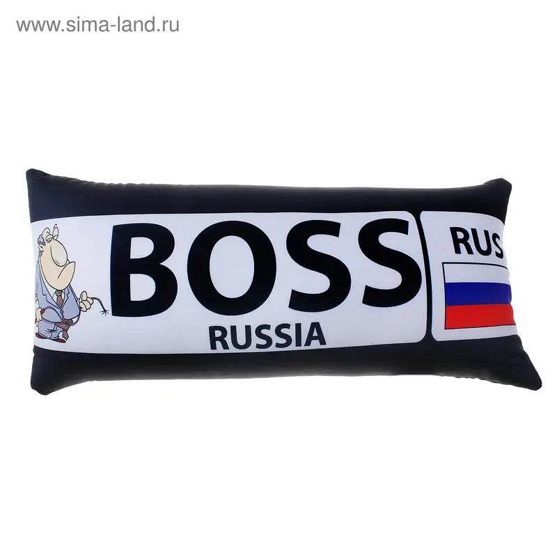 Автоподушка номерок "BOSS"
