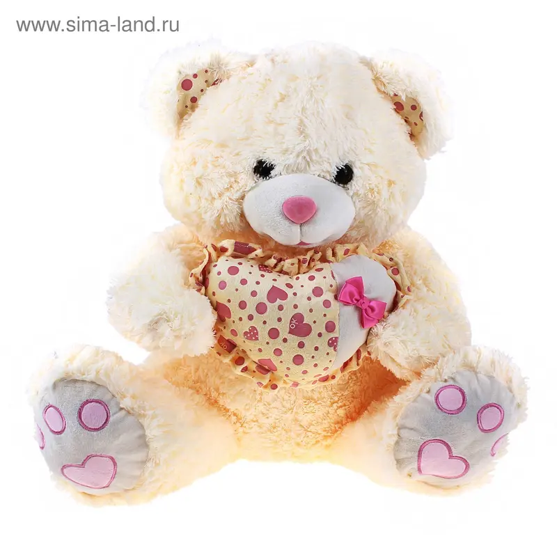 м мишка Сережа (беж.) ФЛ130бе 50см