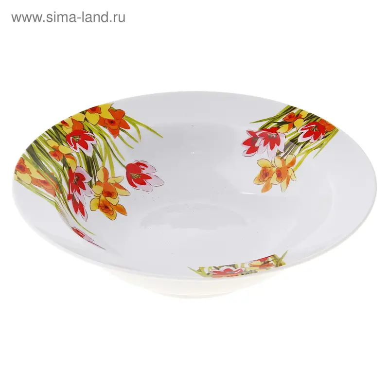 Миска «Цветы», d=20 см