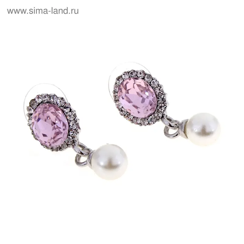 Серьги с жемчугом «Капель»