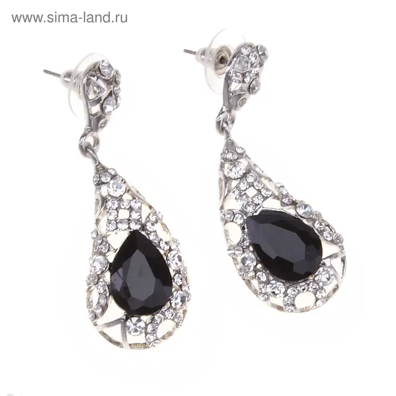 Серьги «Большая капля»
