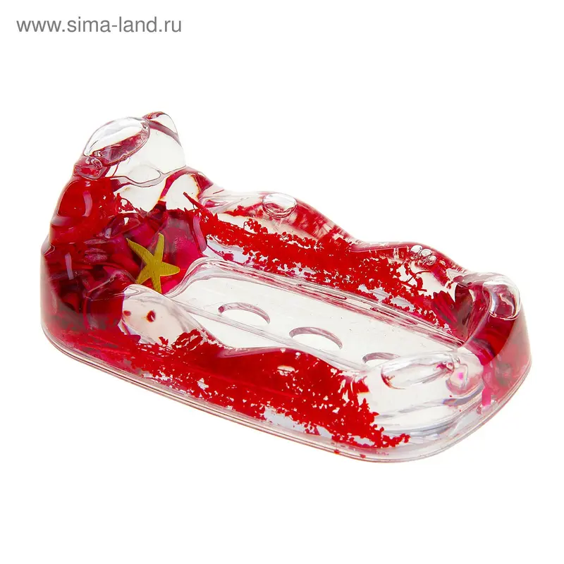 Мыльница прямоугольная, серия "Красная"