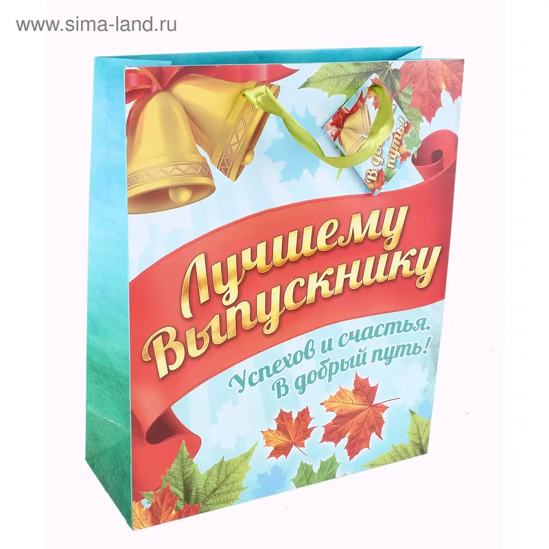Пакет ламинированный MS Лучшему выпускнику