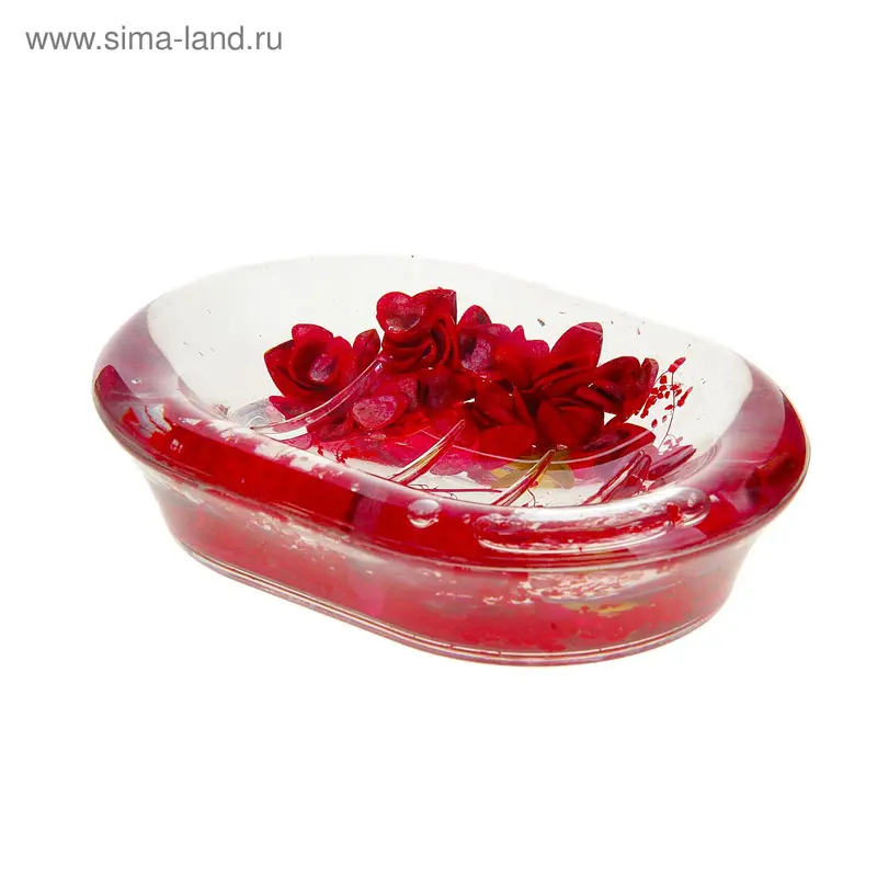 Мыльница овальная, серия "Красная"