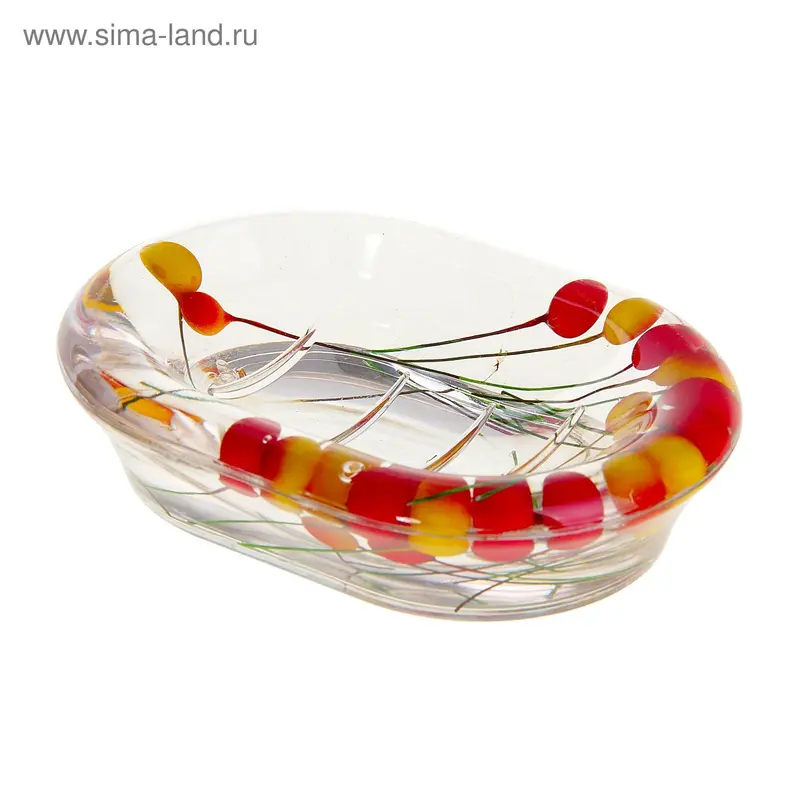 Мыльница овальная, серия "Красная"