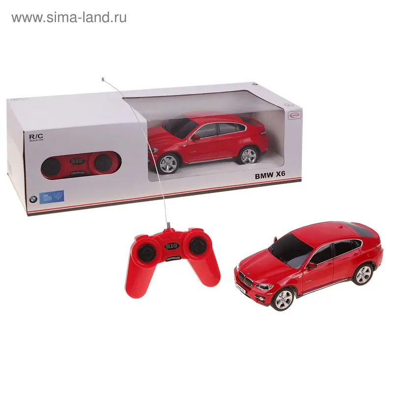 машина р/у 1:24 BMW X6 31700