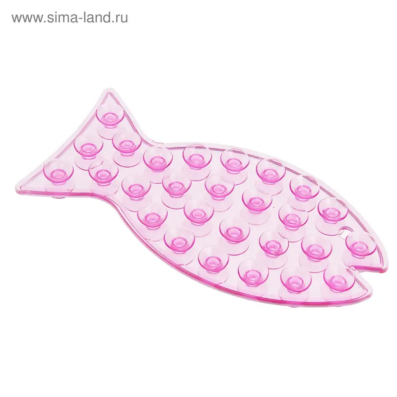 Присоска "Рыбка", малиновая