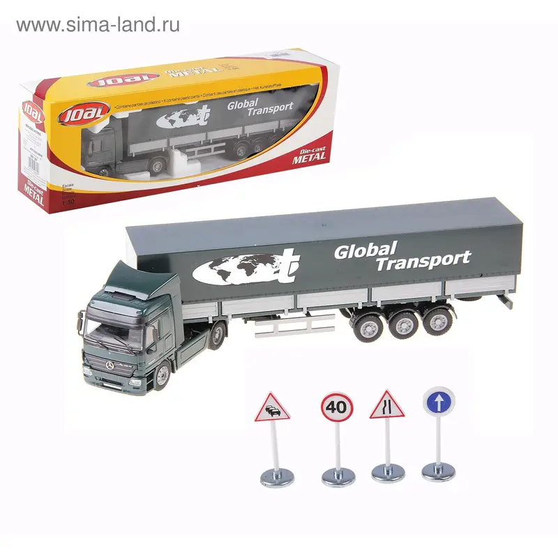Грузовик Mercedes Actros, с прицепом - танкер