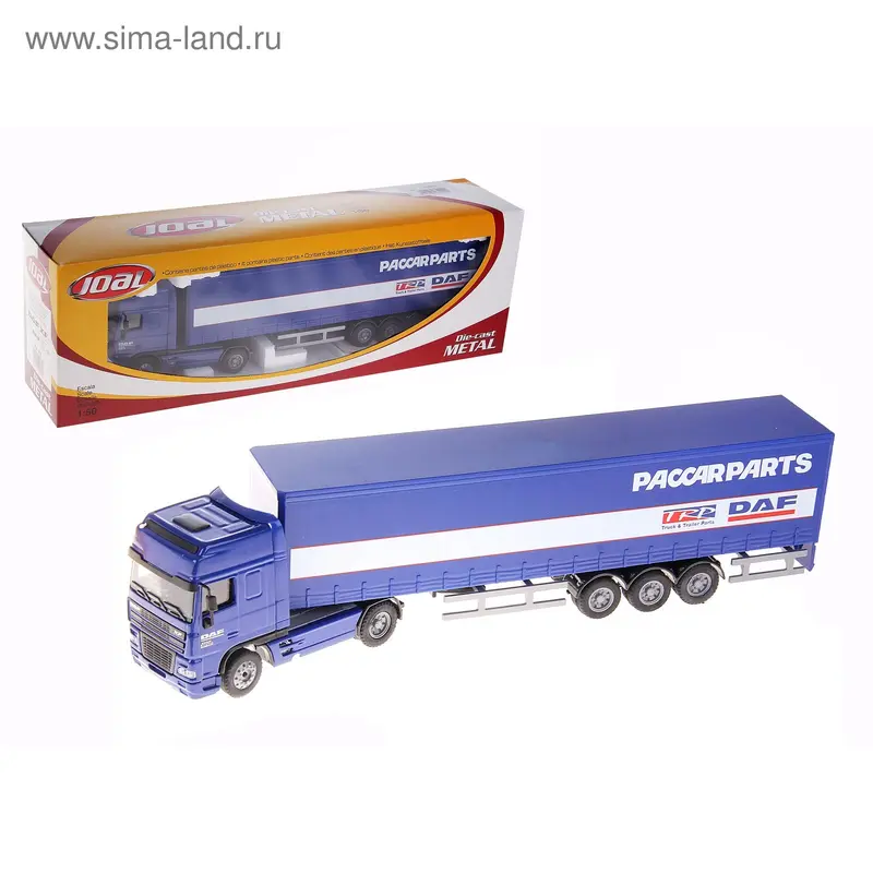 Грузовик DAF XF, с высокой кабиной, прицепом