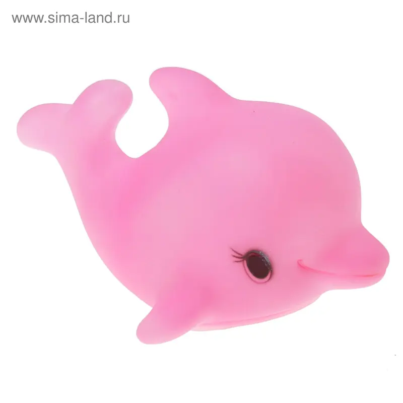 Ночник "Дельфиненок розовый", 9х6 см, пластик