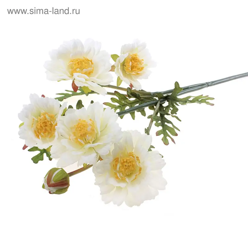 цветы искусственные гербера 85 см d-7 см