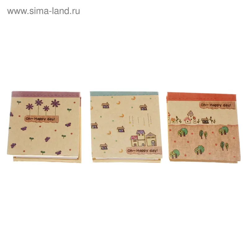 Блокнот А8+ 100л тв обл Happy day микс