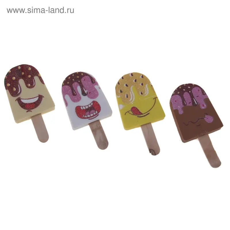 Ластик фигурный Эскимо МИКС