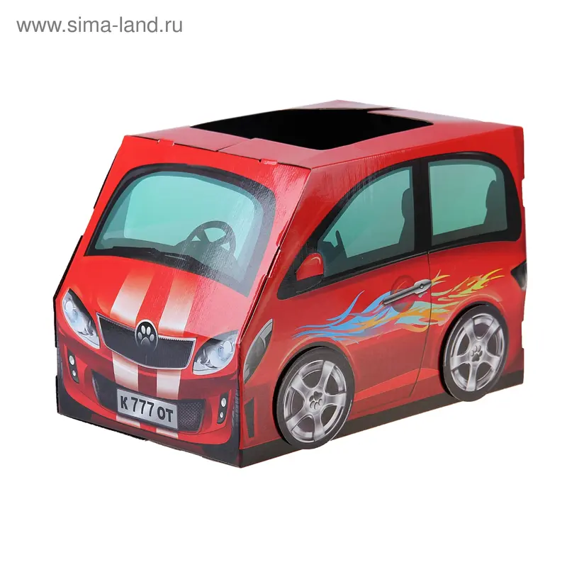 Домик "Машинка", 40 х 27,5 х 27,5 см