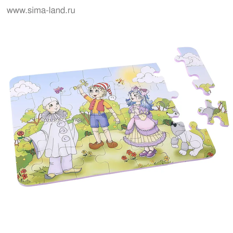 Пазлы объемные "Буратино" большие