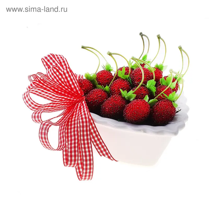 композиция мини стиль клубничка бол 10*16 см