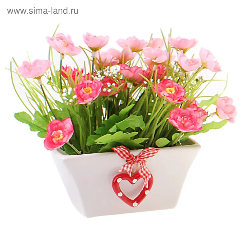 композиция мини стиль декор сердце 10*16