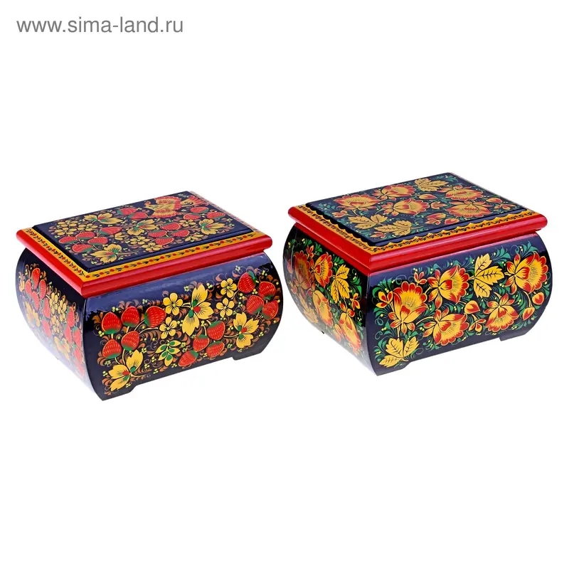 Хохлома шкатулка без замка