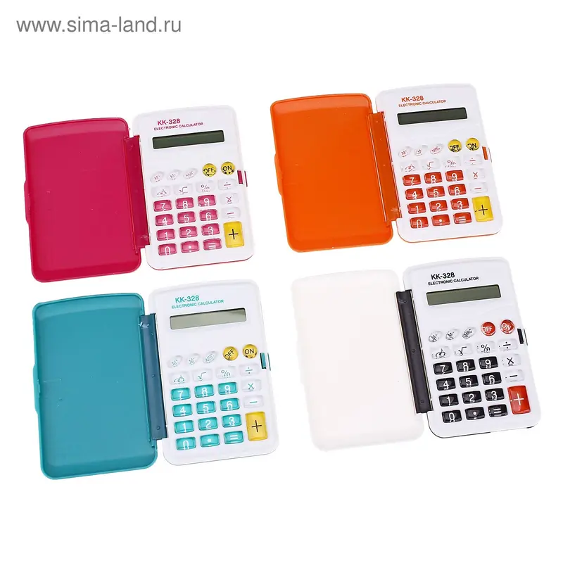 Калькулятор карм 08-разр KK-328 двойное питание МИКС с мелодией