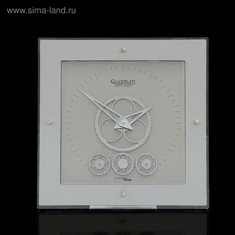 Часы настольные "Кварт", 8,5 × 24,5 × 25 см