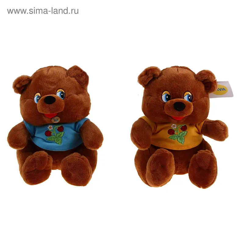 Мягкая игрушка "Медведь Сафрон" музыкальный